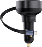 Baseus Enjoyment Pro USB-C Autós töltő - Fekete (60W)