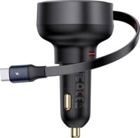 Baseus Enjoyment Pro USB-C Autós töltő - Fekete (60W)