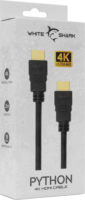White Shark PYTHON HDMI 2.0 Kábel 2m - Fekete