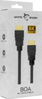 White Shark BOA HDMI 2.0 Kábel 2m - Fekete