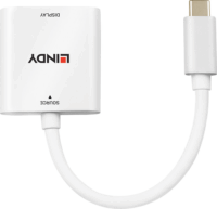 Lindy 43339 USB Type-C apa - HDMI 2.0 anya Adapter