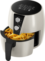 TOO AF-130W-1500W 4.5L Forrólevegős fritőz - Fehér