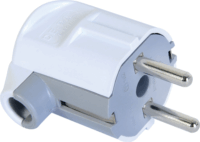 Anco 321726 16A 250V földelt dugvilla oldalsó bevezetéssel - Fehér