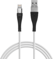 Delight 55438 USB A apa - Lightning apa Szilikon iPhone töltőkábel - Többszínű (1m)