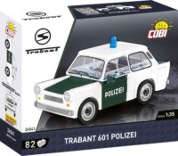 Cobi Trabant 601 Rendőrautó (1:35) 82 darabos építőjáték készlet