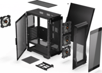 Krux Heko KRXD001 Számítógépház - Fekete