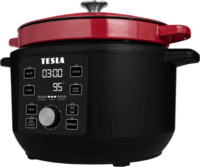 Tesla MultiCook MC600 Többfunkciós elektromos edény - Fekete/Piros