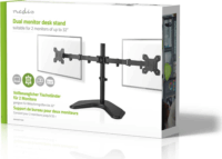 Nedis MMDOSD110BK 15"-32" LCD TV/Monitor asztali tartó kar - Fekete (2 kijelző)