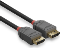 Lindy 36484 Anthra Line DisplayPort 1.4 - DisplayPort 1.4 Kábel 5m - Fekete