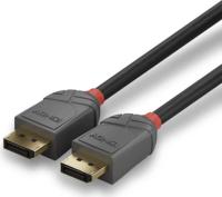 Lindy 36484 Anthra Line DisplayPort 1.4 - DisplayPort 1.4 Kábel 5m - Fekete