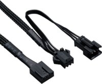 Phanteks D30 140mm PWM D-RGB Rendszerhűtő - Fekete/Fehér (3db/csomag)