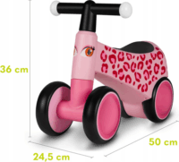 Lionelo Sammy Bébijárgány - Rózsaszín/Leopárd