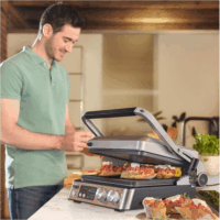 Braun Multigrill 7 CG7044 Kontaktgrill - Inox/Fekete