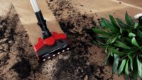 Bosch BCS711PET Porzsák nélküli álló porszívó - Fekete/Piros