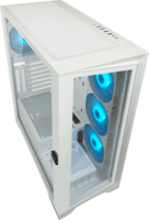 LC-Power LC-806W-ON Crosswind X Gaming Számítógépház - Fehér