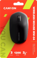 Canyon MW-04 Wireless Kompakt Egér - Fekete