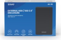 Savio AK-65 2.5" USB 3.0 Külső HDD/SSD ház - Fekete