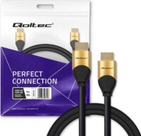 Qoltec 50354 HDMI - HDMI 2.1 Kábel 1m - Fekete
