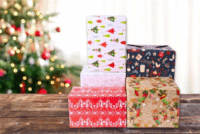 Victoria Csomagolópapír tekercs (70 x 200 cm) - Hópelyhes