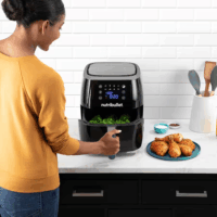 Nutribullet NBA071B AirFryer Forrólevegős sütő 7L 1800 Watt - Fekete