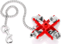 Knipex 00 11 06 Vezérlő- és kapcsolószekrény kulcs - 90mm