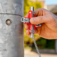 Knipex 00 11 06 Vezérlő- és kapcsolószekrény kulcs - 90mm