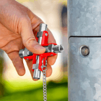 Knipex 00 11 06 Vezérlő- és kapcsolószekrény kulcs - 90mm