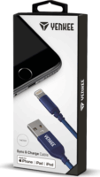 Yenkee YCU 611 BE USB-A apa - Lightning apa 2.0 iPhone töltőkábel - Kék (1m)