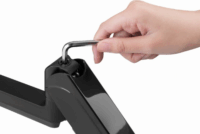 Gembird MA-DA3-01 17"-27" LCD TV/Monitor asztali tartó - Fekete (3 kijelző)