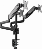 Gembird MA-DA3-01 17"-27" LCD TV/Monitor asztali tartó - Fekete (3 kijelző)