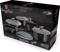 Berlinger Haus BH/6910 Edénykészlet - Sötétszürke (12 részes)