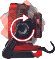 Einhell 3408035 GE-CF 18/2200 Li Solo Akkumulátoros ventilátor - Piros/Fekete (Akku és töltő nélkül)