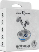 White Shark Hyperbeat Wireless Headset - Fehér