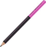 Faber-Castell Jumbo Grip Two Tone Háromszögletű "HB" Grafitceruza - Fekete/Rózsaszín