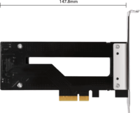 Icy Dock ToughArmor MB840M2P-B 1x kivehető M.2 NVMe SSD port bővítő PCIe kártya