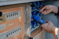 Brennenstuhl 1167650605 230V Kemping CEE hosszabbító kábel 5m - Narancssárga