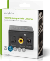 Nedis ACON2510BK Digitális - Analóg konverter - Fekete