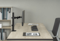 Gembird MA-D1-03 17"-32" LCD TV/Monitor asztali tartó - Fekete (1 kijelző)