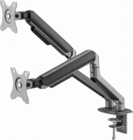 Gembird MA-DA2-05 17"-32" LCD TV/Monitor asztali tartó - Szürke (2 kijelző)