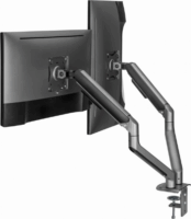 Gembird MA-DA2-05 17"-32" LCD TV/Monitor asztali tartó - Szürke (2 kijelző)