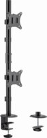 Gembird MA-D2-02 17"-32" LCD TV/Monitor asztali állvány - Fekete (2 kijelző)