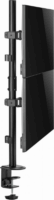 Gembird MA-D2-02 17"-32" LCD TV/Monitor asztali állvány - Fekete (2 kijelző)