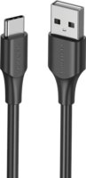 Vention CTHBF USB-A apa - USB-C apa 2.0 Adat és töltő kábel - Fekete (1m)