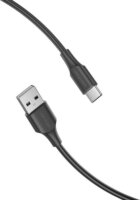 Vention CTHBF USB-A apa - USB-C apa 2.0 Adat és töltő kábel - Fekete (1m)