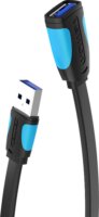 Vention VAS-A13-B100 USB-A apa - USB-A anya hosszabbító kábel - Fekete/Kék (1m)