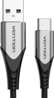 Vention CODHH USB Type-A apa - USB Type-C apa Adat és töltő kábel - Fekete (2m)