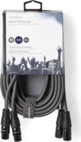 Nedis COTH15030GY50 2x XLR apa - 2x XLR anya Kábel (5m)