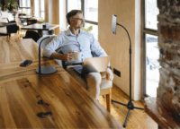 Durable 894301 Twist Combi 4.7" - 13" Tablet tartó állvány - Fekete