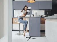 Durable 894201 Twist Floor 4.7" - 13" Tablet tartó állvány - Fekete