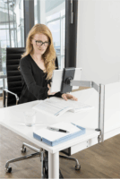 Durable 893223 Clamp 7" - 13" Tablet tartó állvány - Ezüst